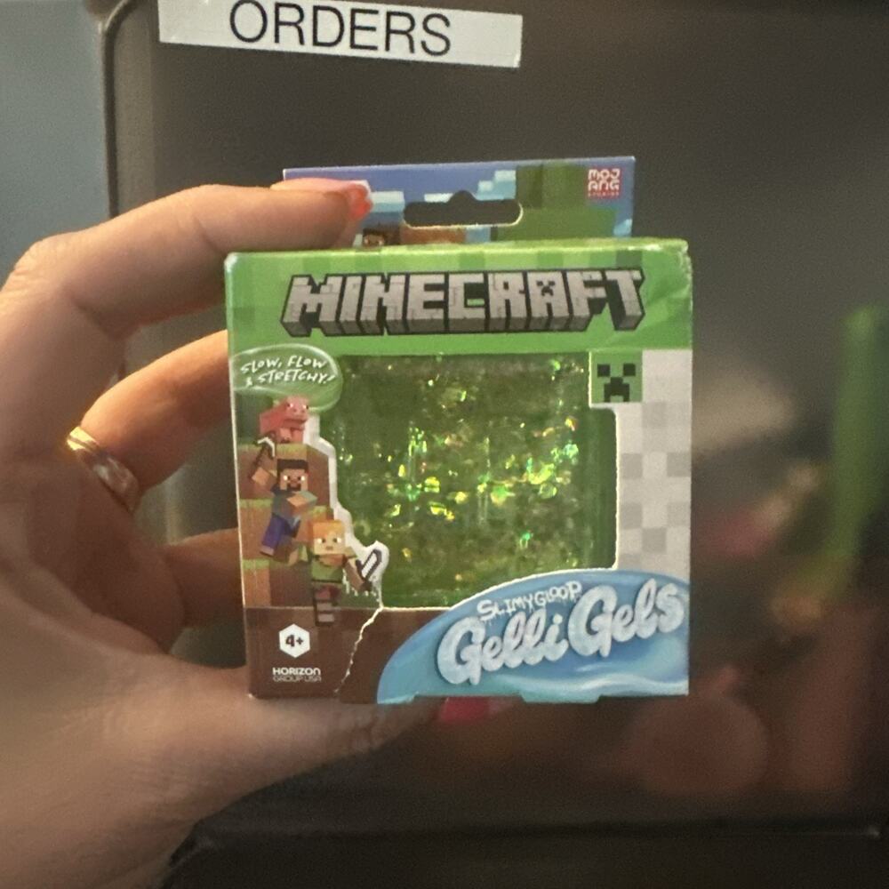 Minecraft Slimygloop Gelli Gels Green New Viral Creeper Gel